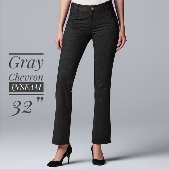 Simply Vera Vera Wang Pants - Women’s SIMPLY VERA WANG Ponte Boot Cut Pants